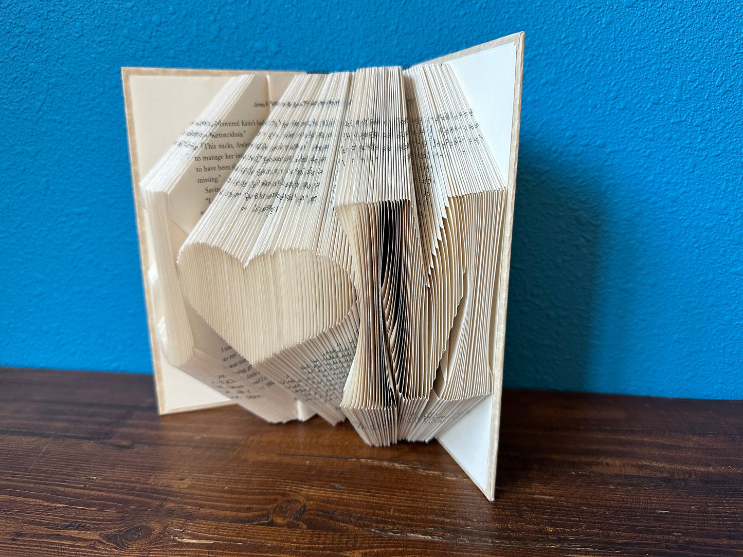 Personalized Couple's Initials - Custom Folded Book