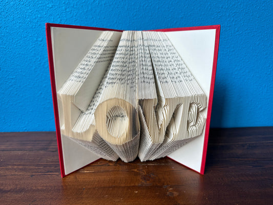 Personalized Word - Custom Folded Book